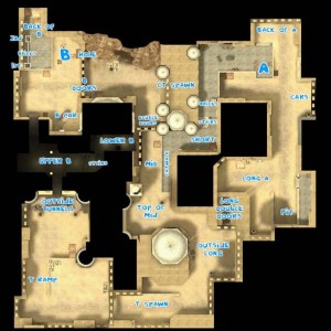 Counter Strike 1.6 indir de_dust2 Haritası