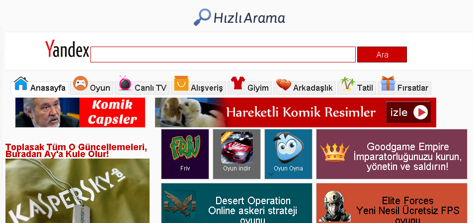 Hizliarama.com nasıl kaldırılır ? işte çözümü