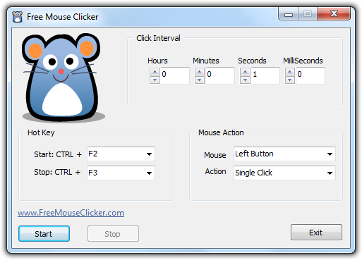 Free Mouse Clicker – Otomatik Fare Tıklama Programı